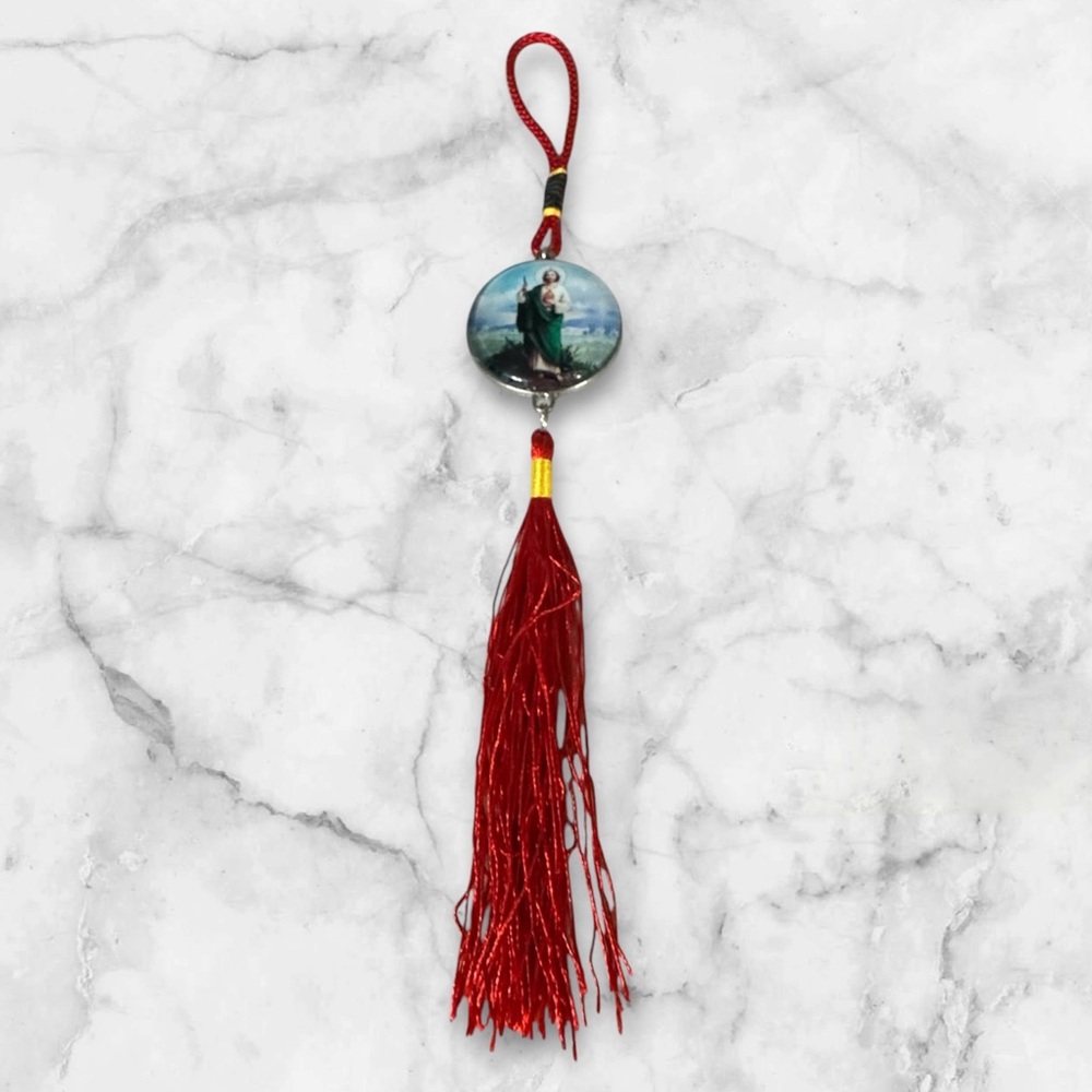 New Saint Jude Decor Red  Nylon String Tassels